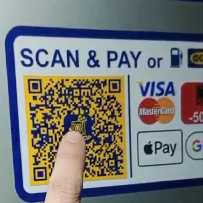 Scan the QR code to pay